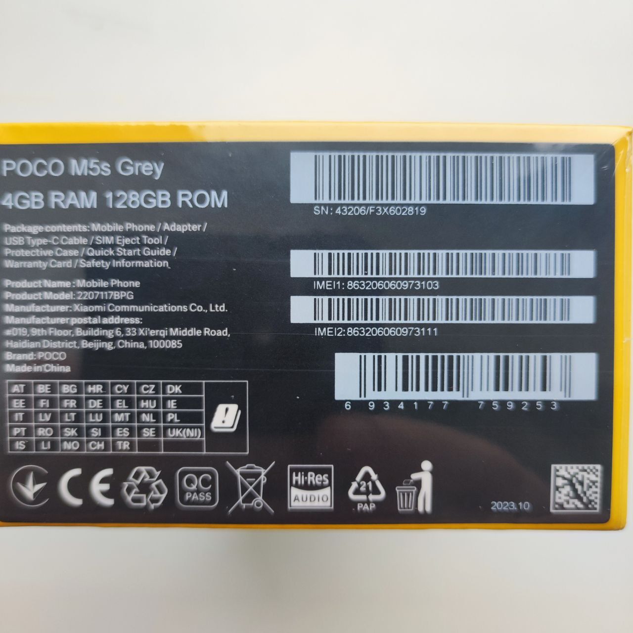 Xiaomi Poco M5s 4/128 nfc