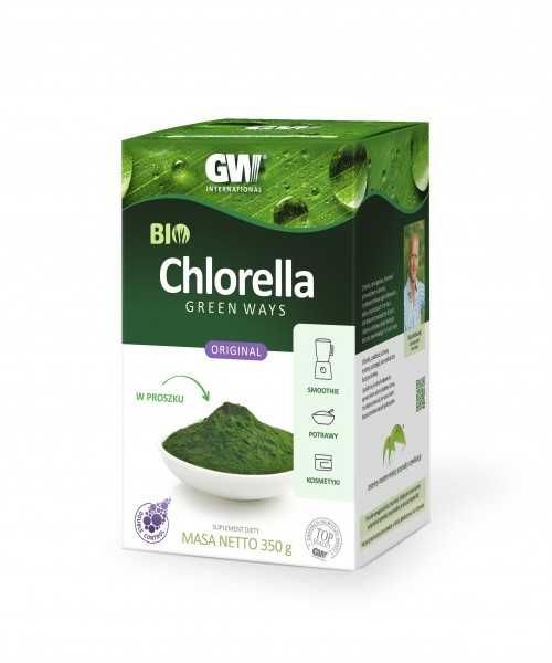 CHLORELLA BIO Green Ways w proszku 350 g. ORYGINAŁ + miarka