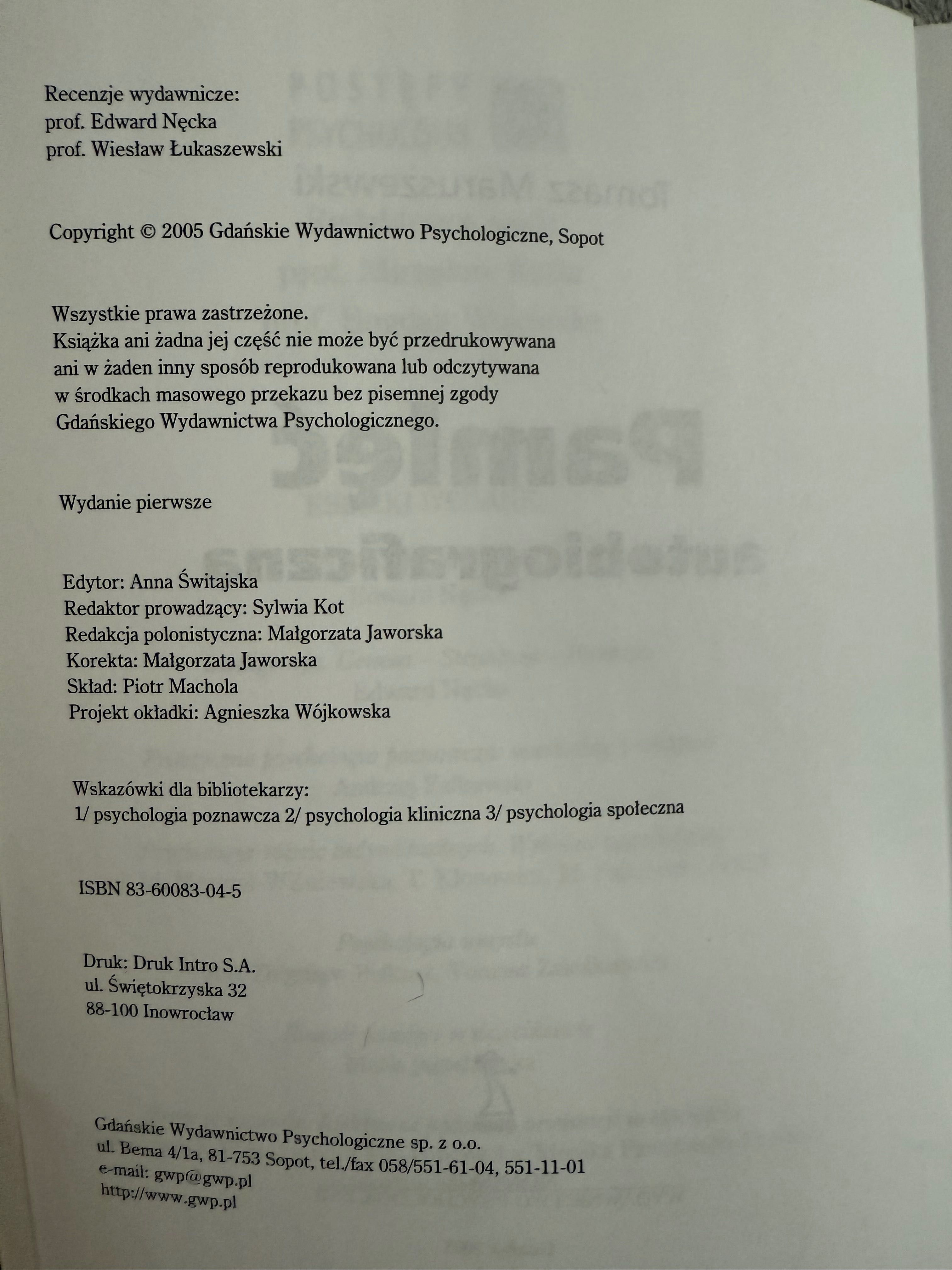 Pamięć autobiograficzna, Tomasz Maruszewski
