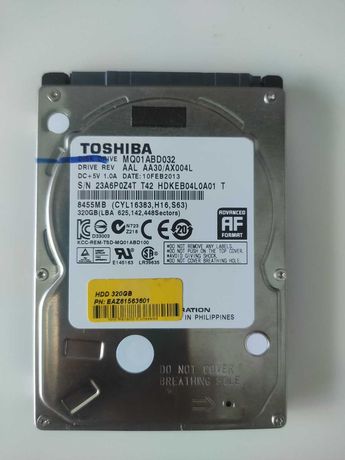 Disco HDD 2.5 Toshiba 320GB 5400RPM