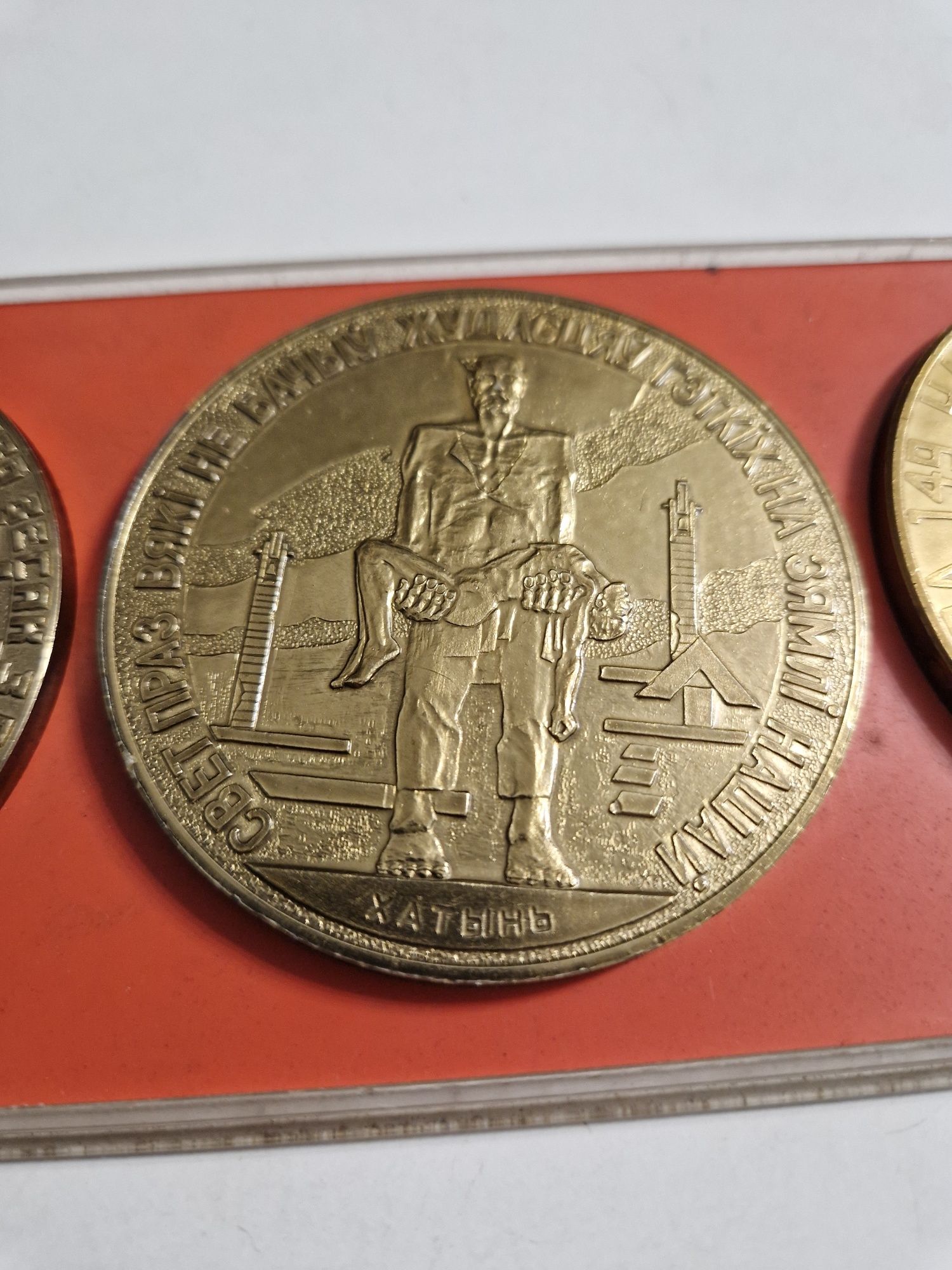 Medale Rosyjskie Rosja ZSRR 5x Komplet Zestaw Khatyn Katyń 1941