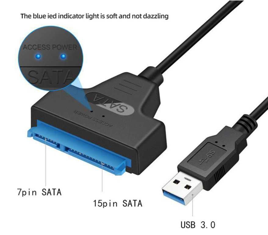 Внешний кабель Sata USB 3.0 кабель ssd,hdd 25см