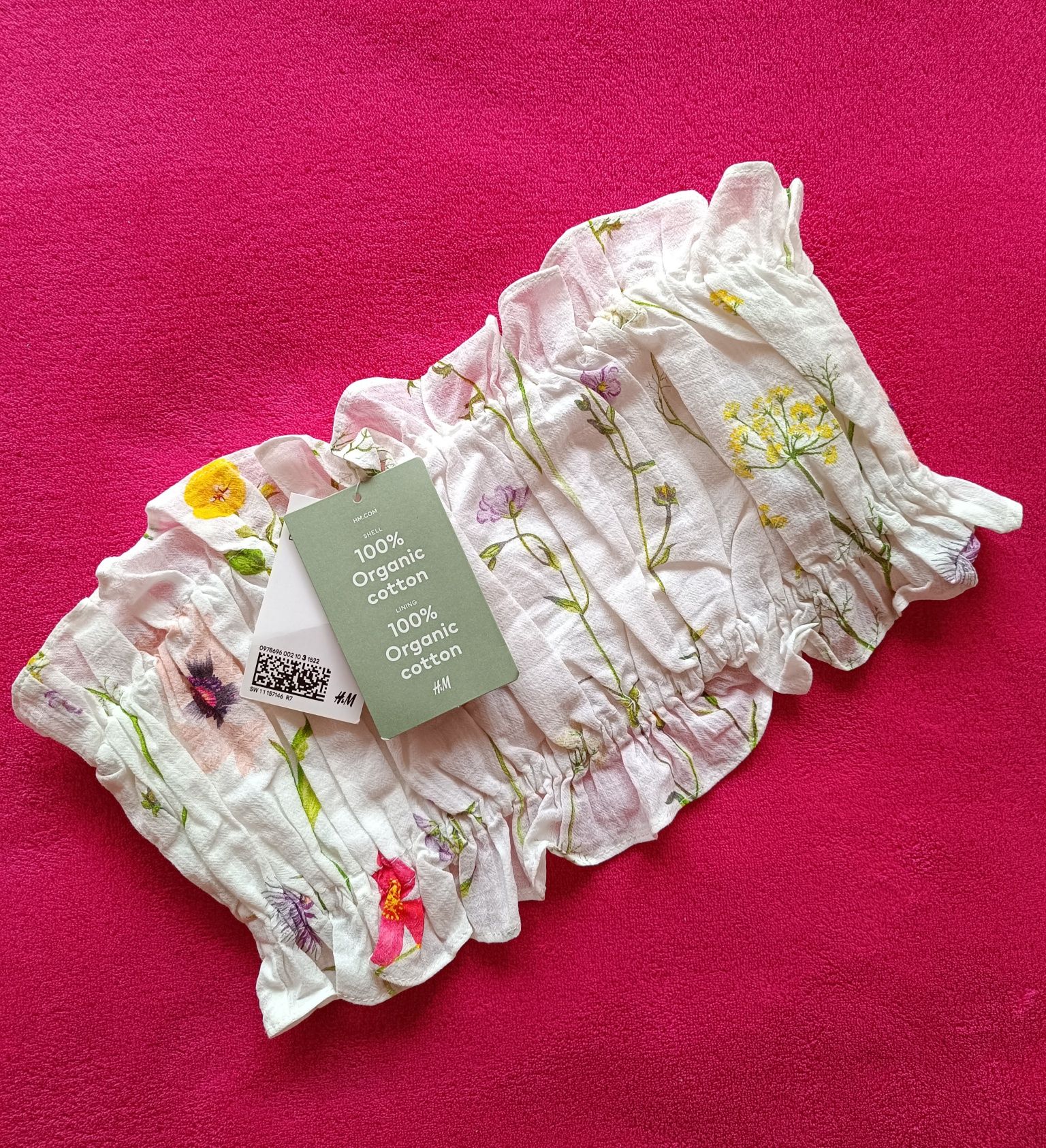 H&M nowy z metką top, 100% bawełny organicznej