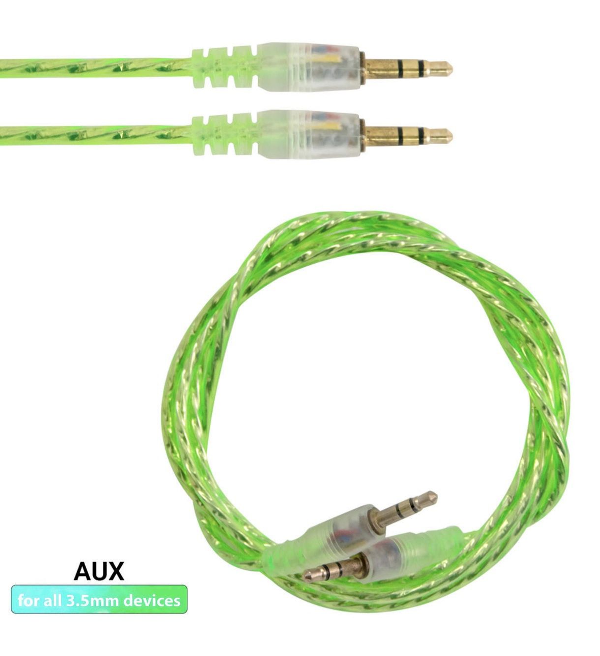 Аудио шнур аукс aux jack 3.5mm-jack 3.5mm, 2rca-3.5mm