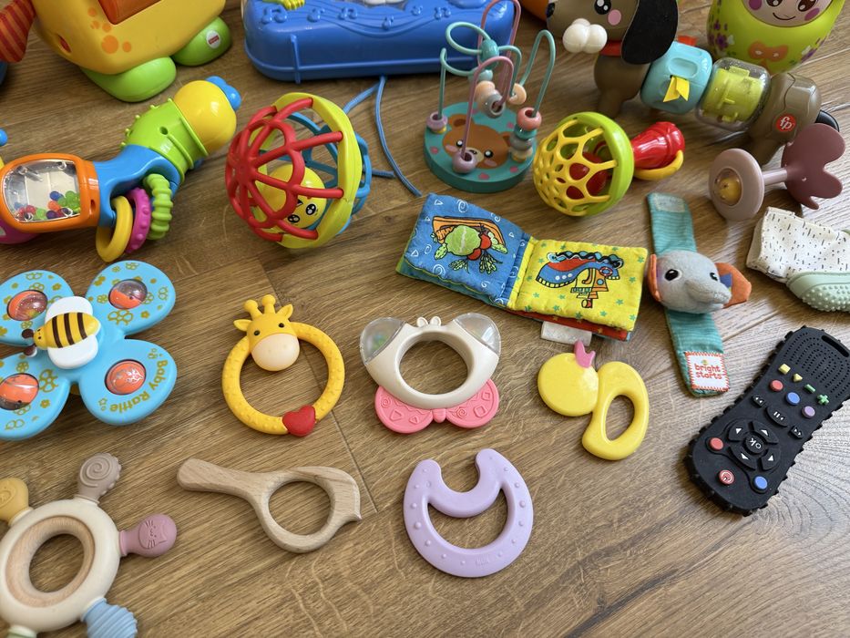 Игрушки пирамида грызунки погремушки музыкальные развивающие