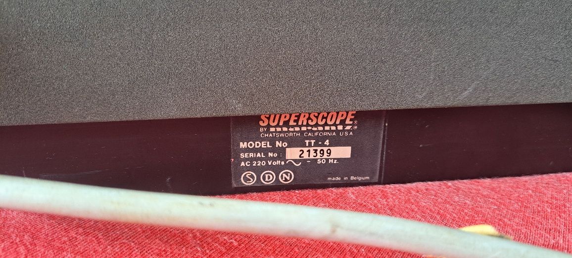 superscope by marantz TT 4