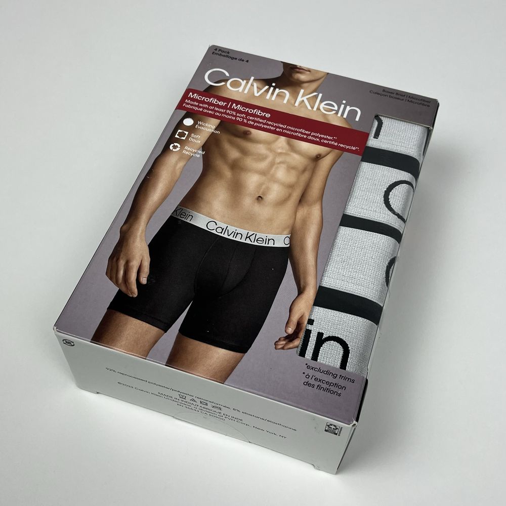 ОРИГІНАЛ боксери Calvin Klein труси чоловічі чорні сині нові 4 шт пари