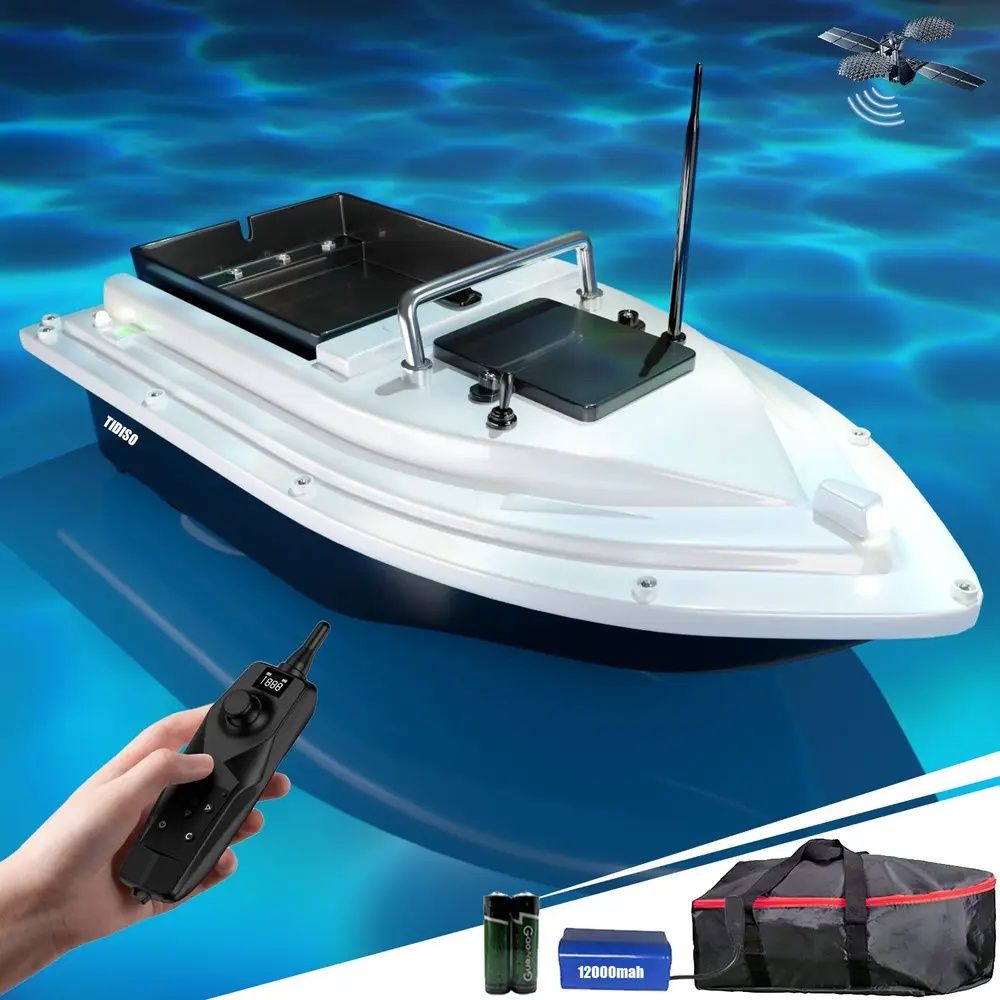 Прикормочний кораблик для коропової риболовлі з GPS D26