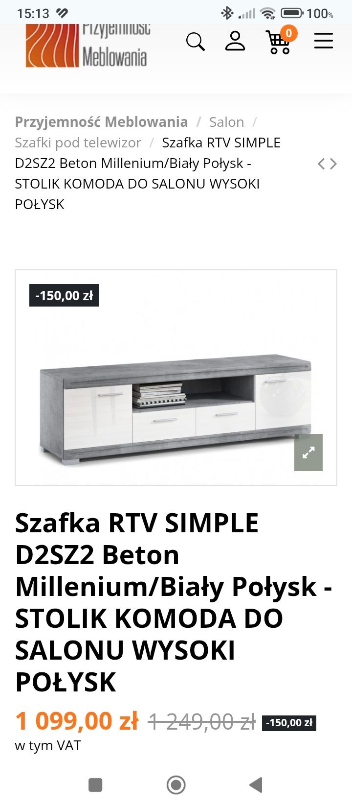 Szafka pod telewizor