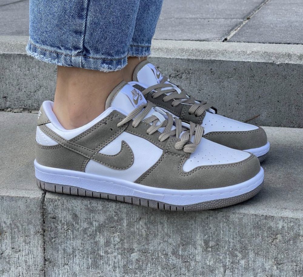 Кросівки Nike SB Dunk Low Beige White 36-40 Без передоплати