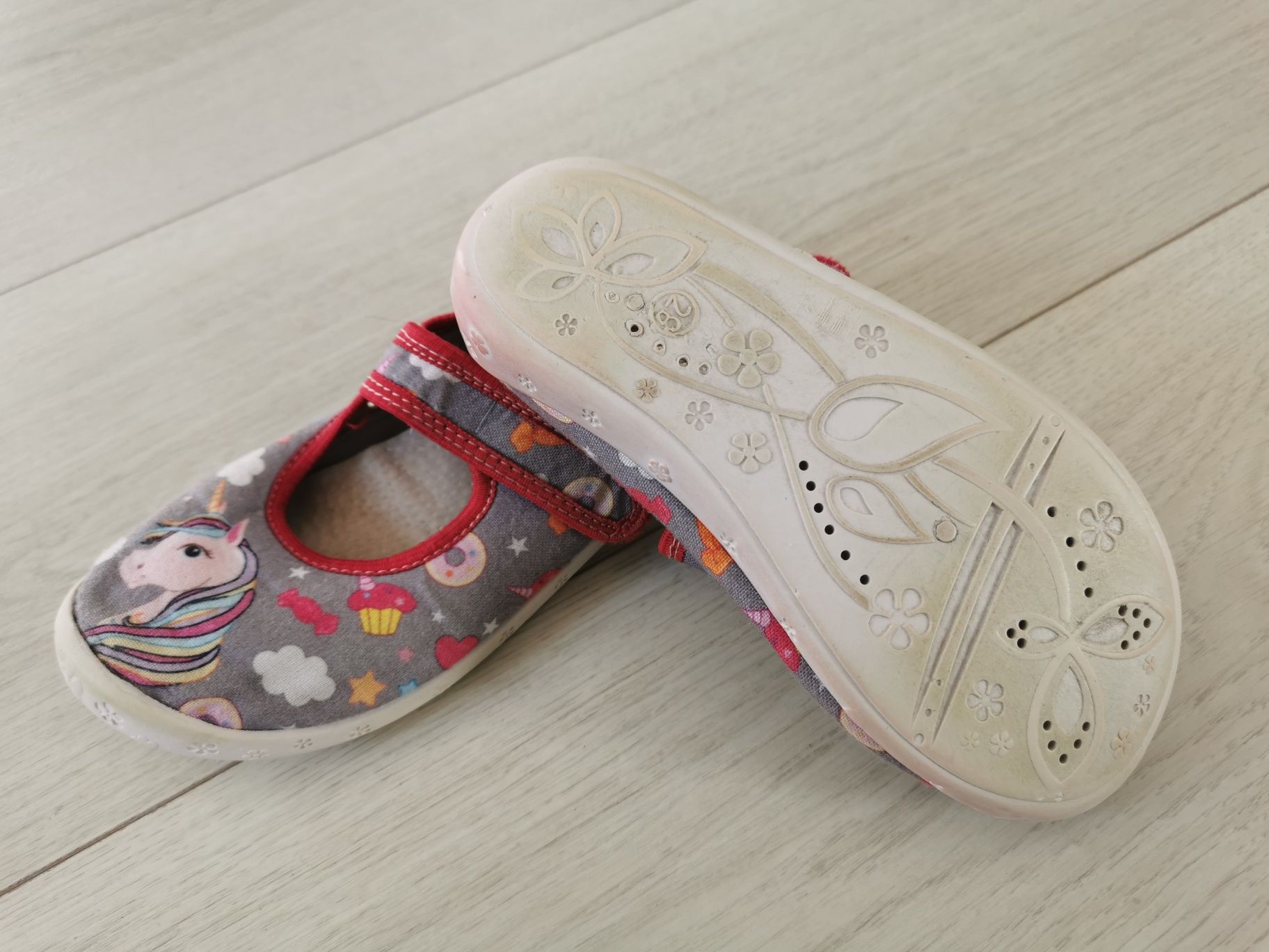 Buty kapcie do przedszkola jednorożec r. 28 (17,3)