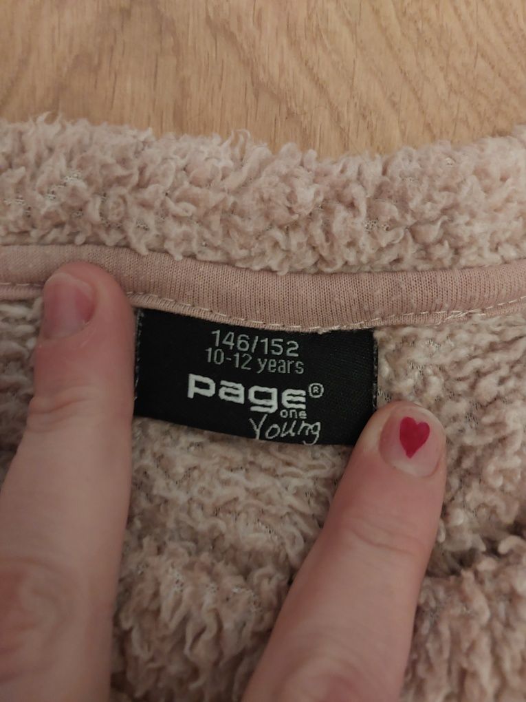 Bluza różowa z białą gwiazdką