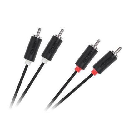 Kabel 2Rca - 2Rca 1M Cabletech