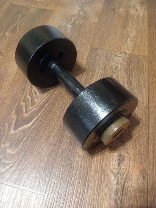 Стальна гантеля 19 кг. Не дорого.