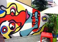 Malowanie artystyczne ścian aranżacja wnętrz mural graffiti reklama