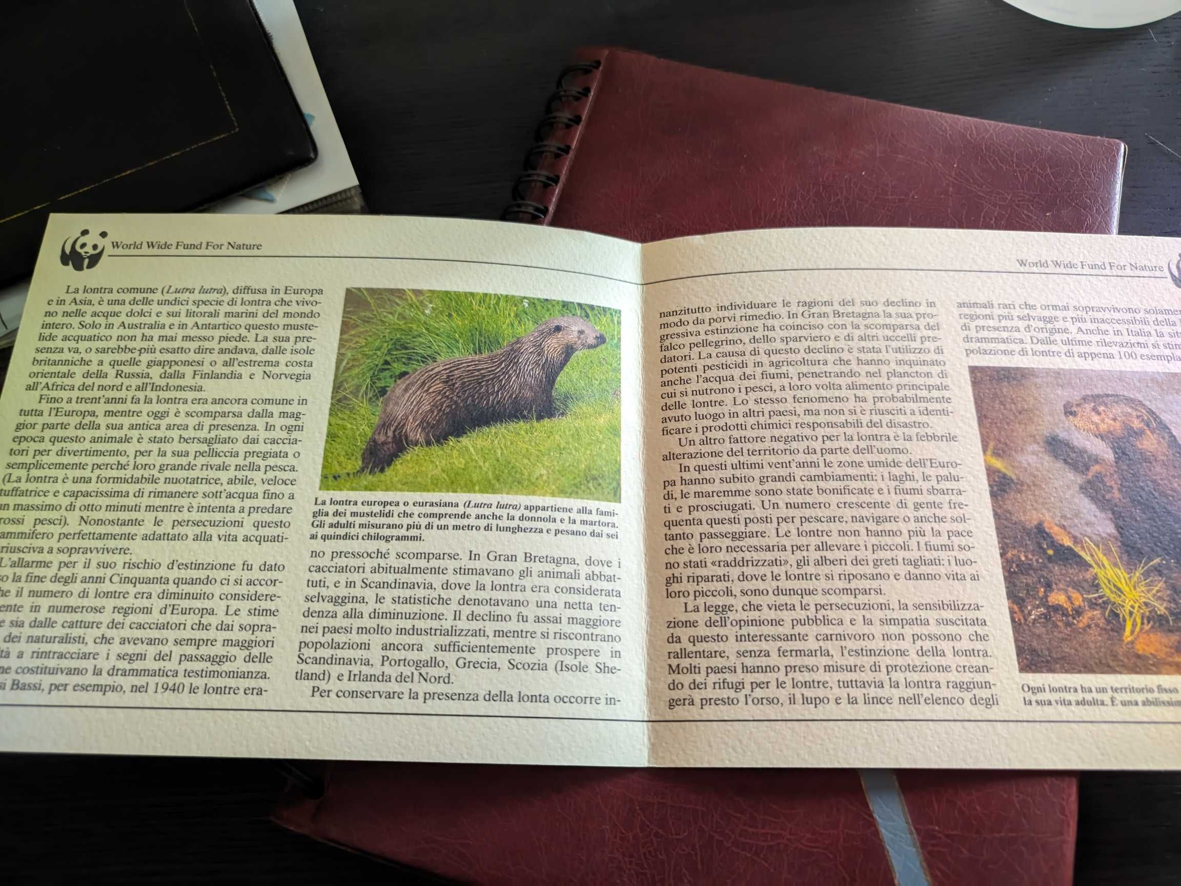 Selos WWF inseridos no seu catálogo