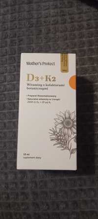 PROMOCJA !!! Mothers'Protect VIT D3 + K2-   100 zł. 2000 IU w 1 kropli