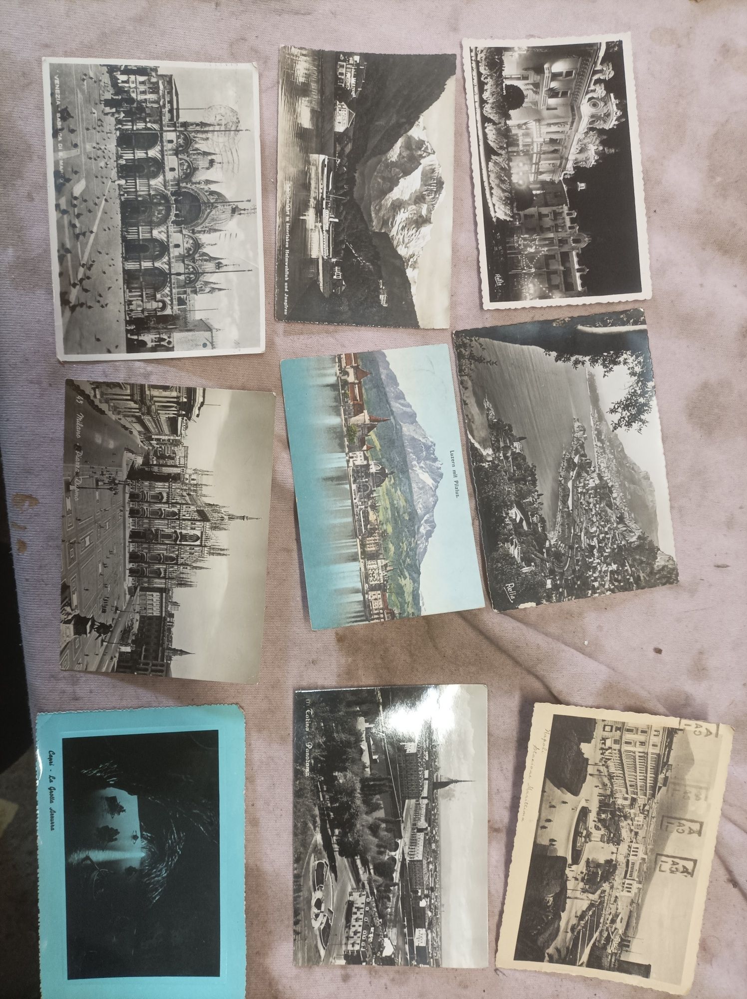 37 postais  antigos de vários países