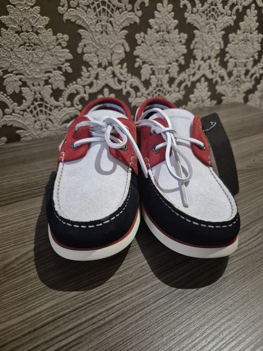 Лофери чоловічі Tommy Hilfiger, замш із шкіряною вставкою