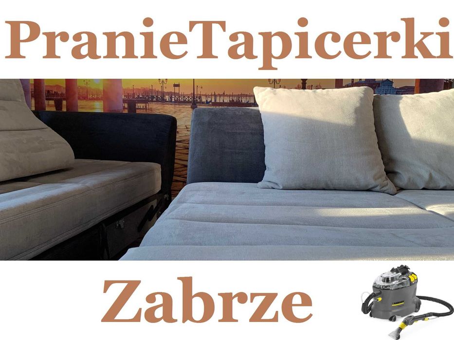 Pranie tapicerki kanapy, rogówki, dywanów Zabrze