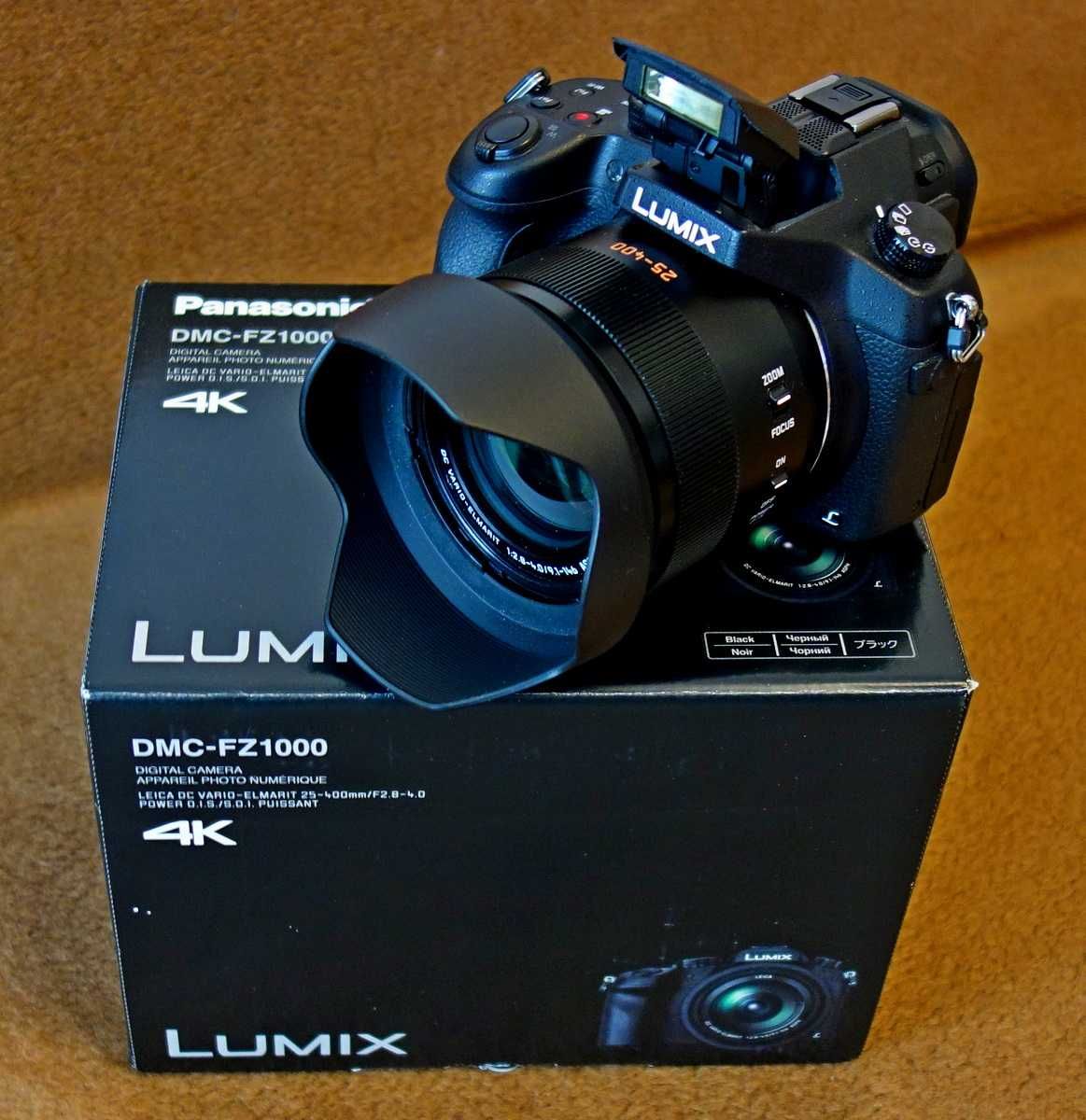 Aparat Panasonic Lumix DMC-FZ1000 4K filmy stan jak nowy.