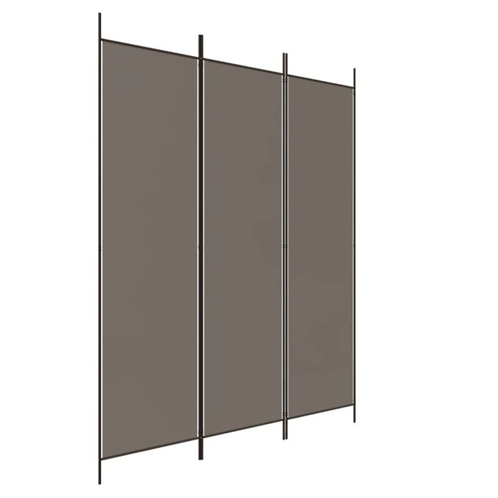 Vidaxl Parawan 3-Panelowy, Antracytowy, 150X200 Cm, Tkanina