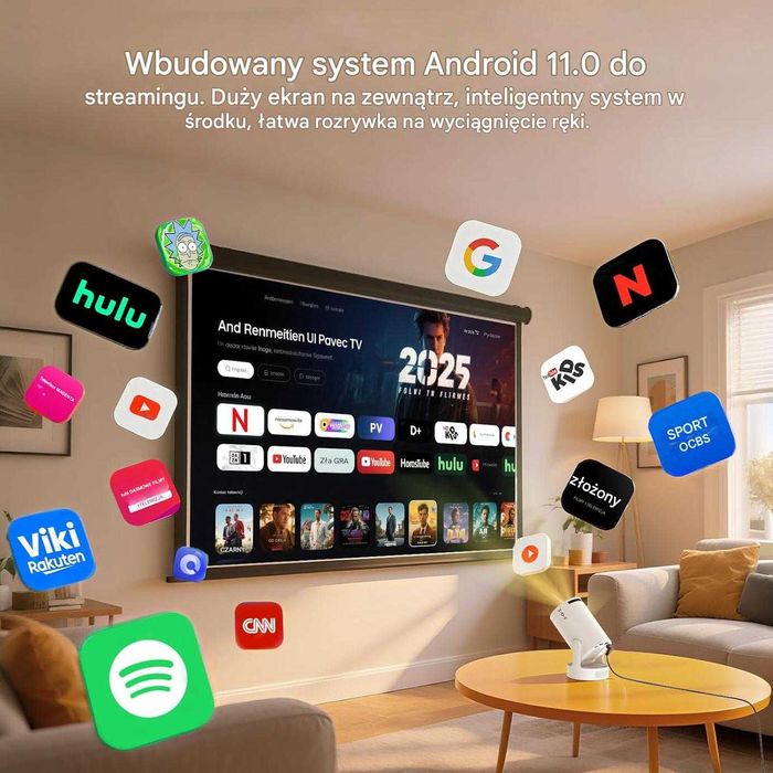 Przenośny projektor Xgody Gimbal3