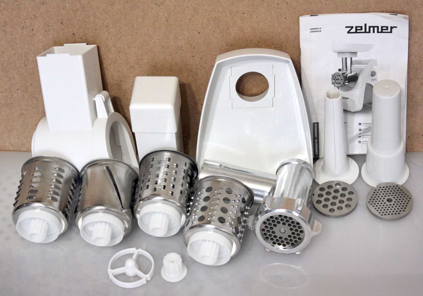 Мясорубка Zelmer ZMM9802B, 2200 Вт, Original