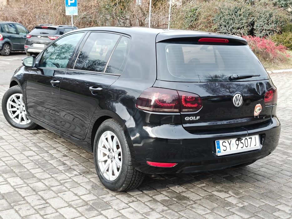 Volkswagen Golf VI 1.4 MPi 80KM * Klima * Duże Radio * Golf VI LED * Czarny