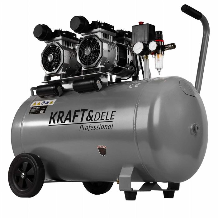 Nowy Kompresor Bezolejowy 100L Mega Cichy