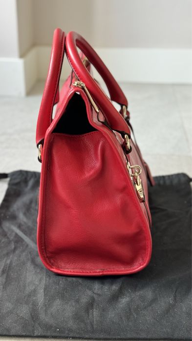 Сумка червона шкіряна KAREN MILLEN England