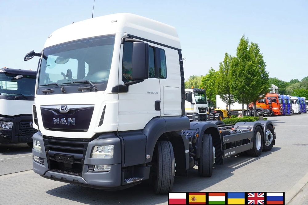 MAN TGS 35.420 8x2 / Rama 6,4 m / 3 osie skrętne  _230841