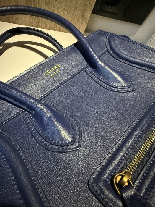 Сумка Celine темно синього кольору