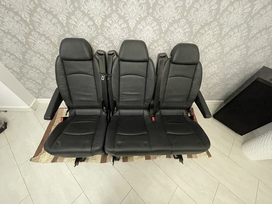 Fotele 3 trójka Mercedes Viano Vito kanapa skóra w639