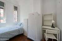 544252 - Quarto com cama de casal em apartamento com 15 quartos