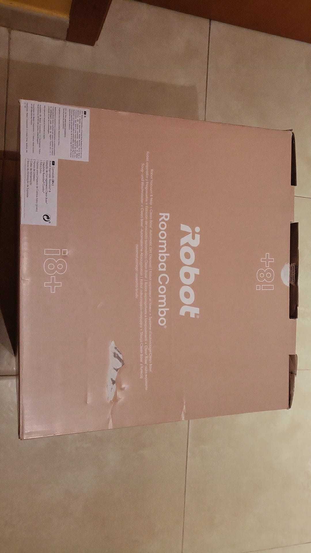 iRobot Roomba Combo i8+ - Limpeza Inteligente com Base Autoesvaziante!