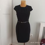 Klasyczna czarna biurowa sukienka do kolana H&M 38 NOWA