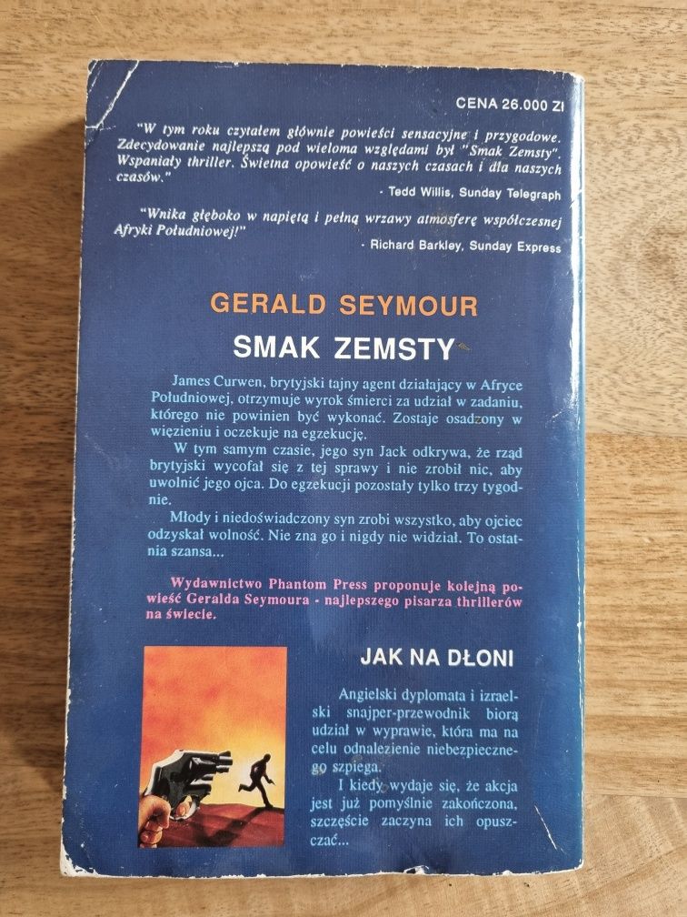 smak zemsty * Gerald Seymour