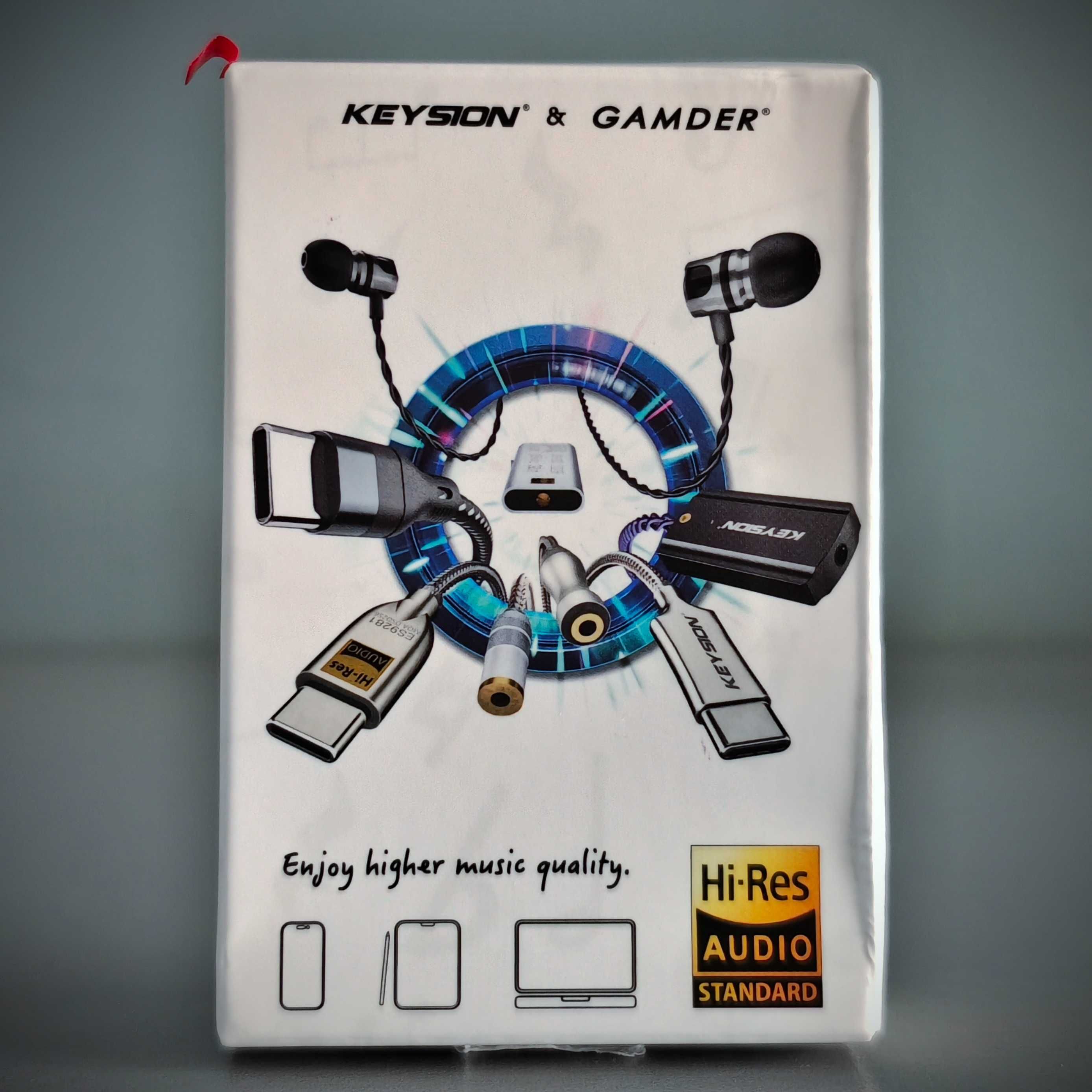 Keysion HiFi DAC-AMP Realtek ALC 5686 Szary