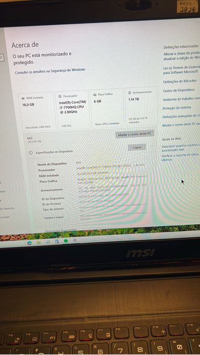 Portatil MSI Gamming