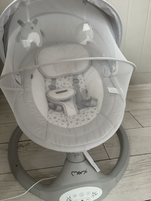 MoMi KENANI bujaczek–leżaczek elektryczny huśtawka.