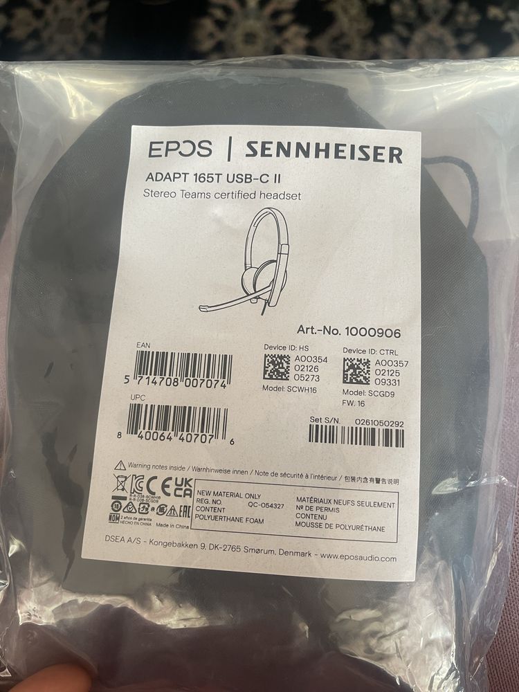 Sluchawki EPOS Sennheiser ADAPT 165T USB-C II