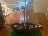 Barco piratas de brincar
