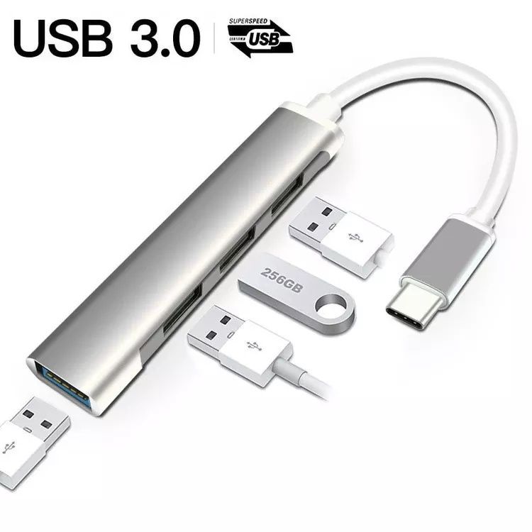 Hub USB-C na 4 x USB 3,0
