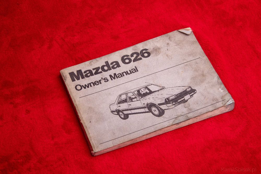 Instrukcja obsługi Mazda 626 po polsku 1983