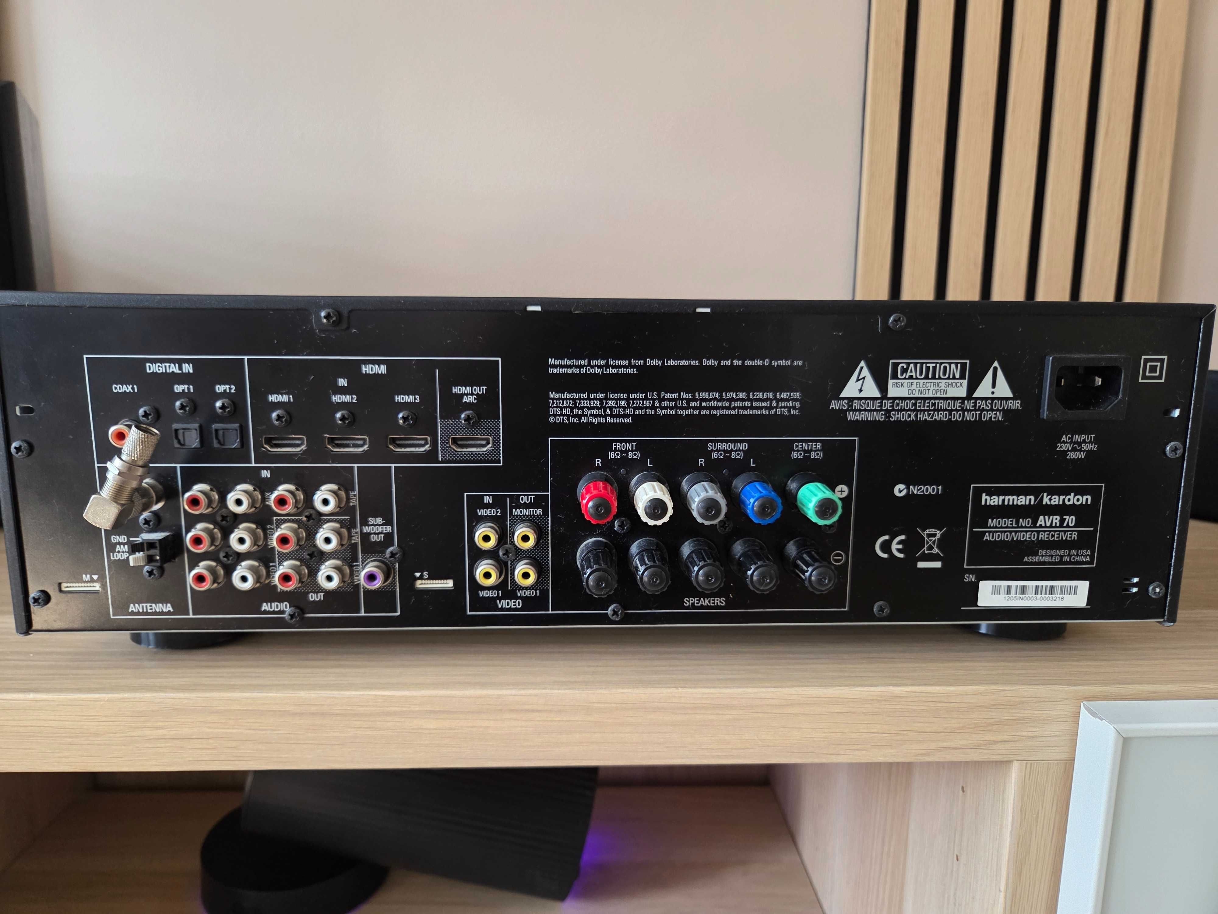 Zestaw Harman/kardon AVR 70