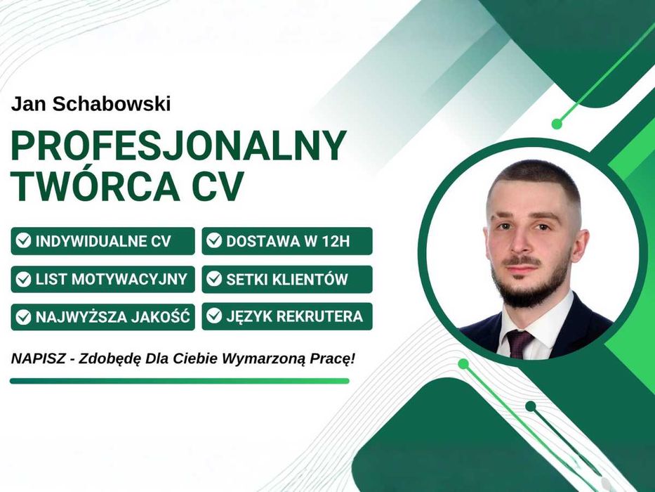 CV, które daje rozmowy - napiszę je profesjonalnie