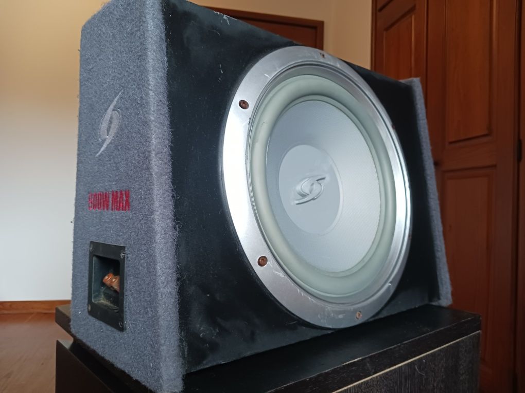 Subwoofer 800W vendo ou troco