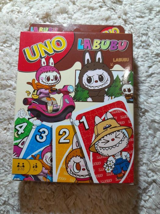 Nowa gra karciana karty do gry Uno Labubu Szybka Wysyłka