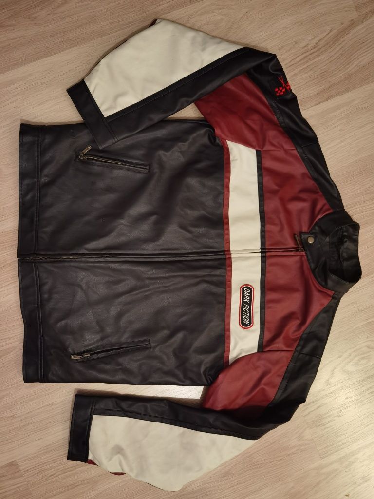 Kurtka motocyklowa XL skóra eko retro